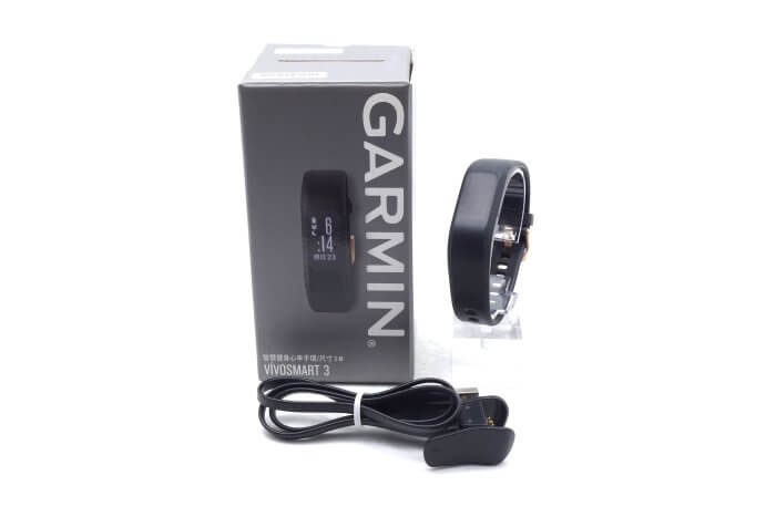 Garmin vivosmart 3 智慧手環全新包裝與配件,智慧穿戴手錶收購展示圖