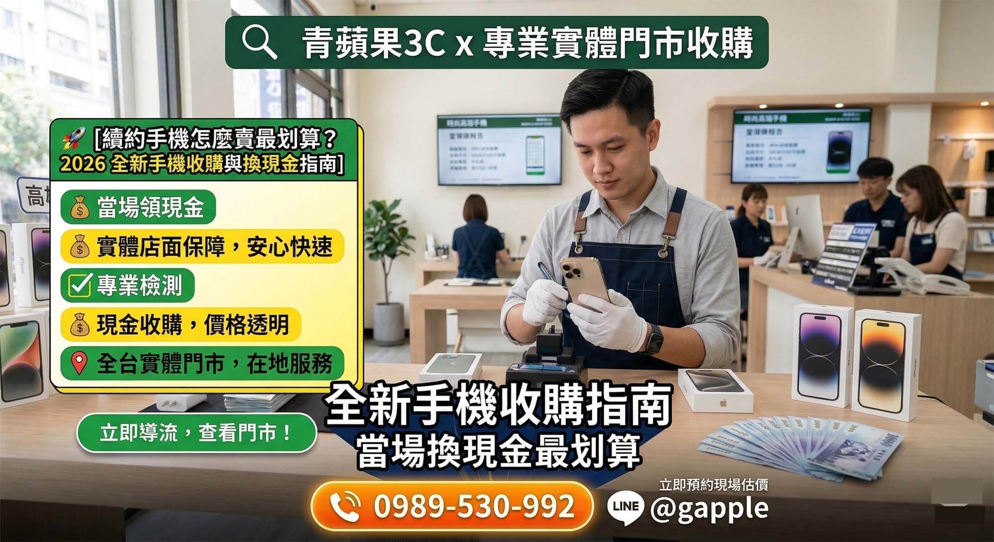 續約手機怎麼賣與全新手機收購換現金指南